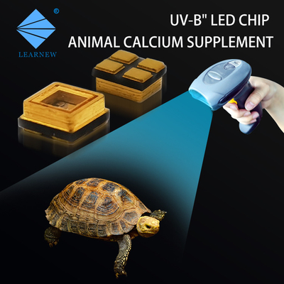 Κεραμικό SMD LED UVB LED CHIP 290nm 300nm 310MN 315nm 3535 Chip Led για ζωικό συμπλήρωμα ασβεστίου